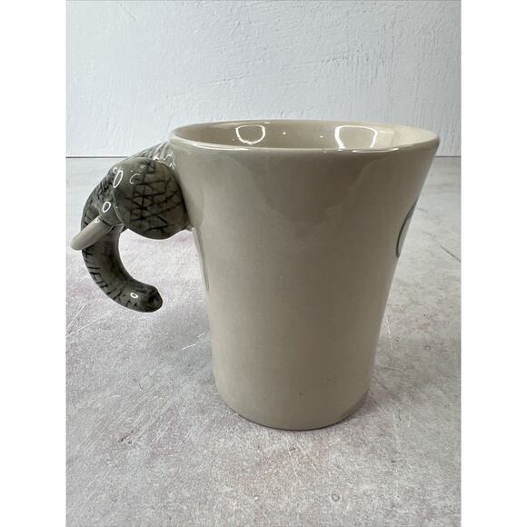 Ermo Elephant Collectors Mug 3D Ceramic Coffee Cup Ermo Zoo Hand Painted - Picture 4 of 10